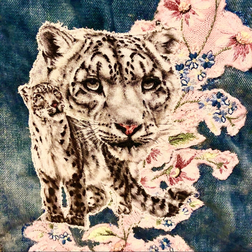 Leopard Jean Jacket - Picture 4 of 8